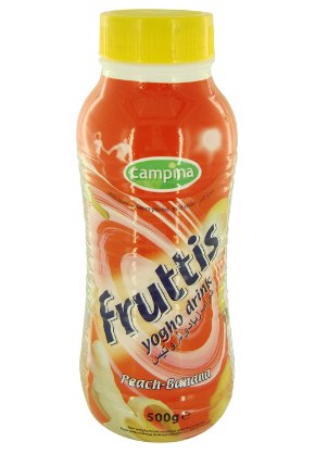 FRUTTIS-YOGHO PESSEGO/BANANA CAMPINA 500G          