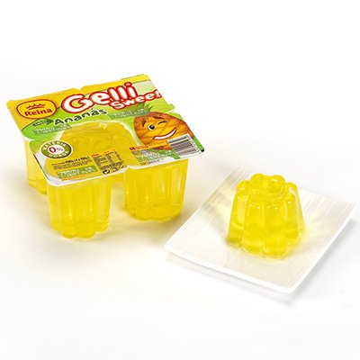 GELATINE GELLI-SWEET ANANAS REINA 4X100G          