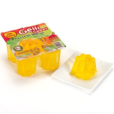 GELATINA GELLI-SWEET PESSEGO-MANGA REINA 4X100G       