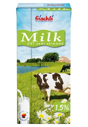 LAIT UHT FRISCHLI 1.5% 1 L                 