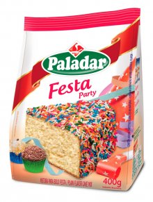 MISTURA BOLO &quot;PARTY&quot; PALADAR 12x400G            