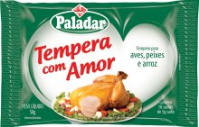 TEMPERO PARA FRANGO, PEIXE E ARROZ PALADAR 48x50G      