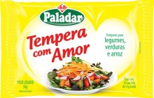 TEMPERO PARA LEGUMES, VERDURAS E ARROZ PALADAR 48x50G    